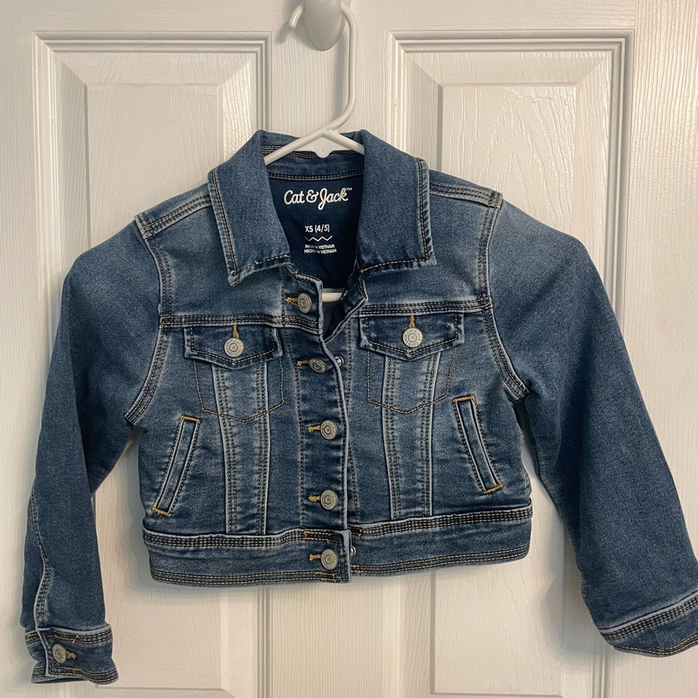 Cat & Jack Classic Blue Jean Jacket for Kids